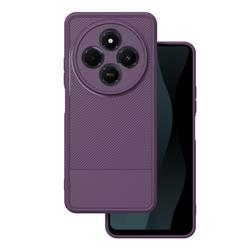 Yksinkertainen hiilikuituinen suojakuori Xiaomi Redmi 14C 4G/ 14C 5G / Redmi A4 / POCO C75 -puhelimelle, violetti