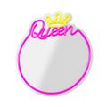 Neonpeili LED Queen l&auml;mmin valkoinen pinkki FMNE04 Forever Light