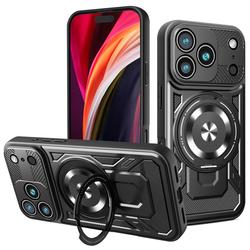 Defender Armor Mag -suojakuori iPhone 17 Pro 6,3":lle, musta