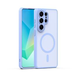 Mag Matt case for Samsung Galaxy S26 Ultra light blue camera protection