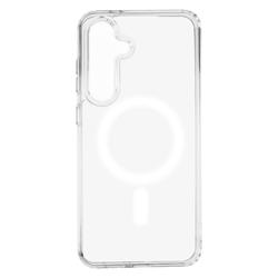 Iskunkest&auml;v&auml; 1,5 mm:n magneettikotelo Samsung Galaxy S24 FE:lle, l&auml;pin&auml;kyv&auml;, isolla rei&auml;ll&auml;