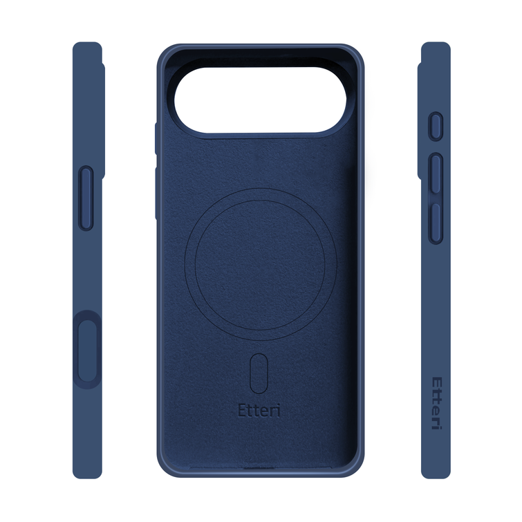 Etteri Silicone Mag kotelo iPhone 17 Airille tummansininen