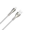 Forever Sleek USB-kaapeli - Lightning 1,0 m 2.4A valkoinen