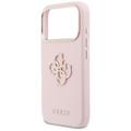 Guess HC PU FW RESIN LOGO PINK -suojakuori iPhone 17 Pro Max 6,9":lle