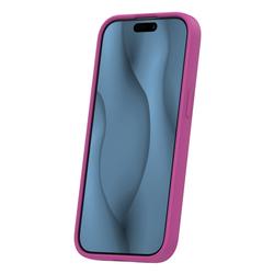 Silikoninen ohut Mag-kotelo iPhone 13 6,1" fuksia