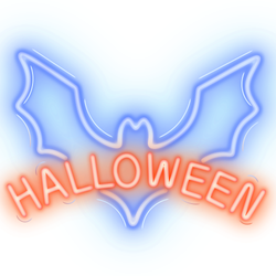 Neon PLEXI LED HALLOWEEN sinipunainen NNE17 Neolia