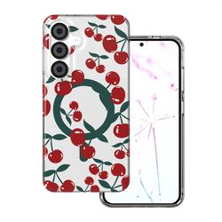 Cherry Mag case for Samsung Galaxy S24 / S25 transparent