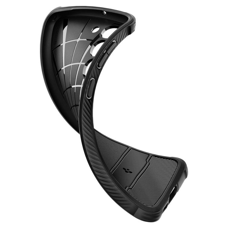 Spigen Rugged Armor -suojakuori Samsung Galaxy S23:lle mattamusta