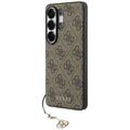 Guess case 4G Classic Logo Charm MagSafe for Samsung Galaxy S26 Ultra brown
