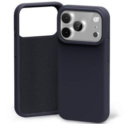 Mercury Silicone -silikonikotelo iPhone 17 Pro / 18 Pro -puhelimelle, laivastonsininen