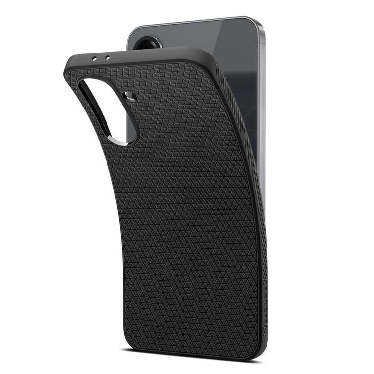 Spigen Liquid Air -suojakuori Samsung Galaxy A56 5G:lle mattamusta