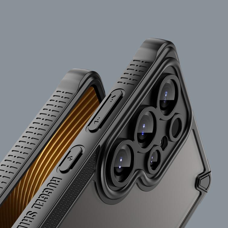 Defender Matt suojakuori Samsung Galaxy S25 Ultralle, musta