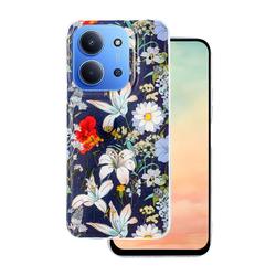 Glow Glam -suojakuori Xiaomi Redmi 15C 4G EU / 15C 5G EU -puhelimelle (173,16 x 81,06 x 8,2 mm), sininen