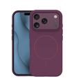 Silicone Thin Mag case for iPhone 17 Pro 6,3" / iPhone 18 Pro 6,3" dark cherry