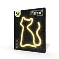 Neon LED -valo CAT lämmin valkoinen Lepakko + USB FLNE03 Forever Light
