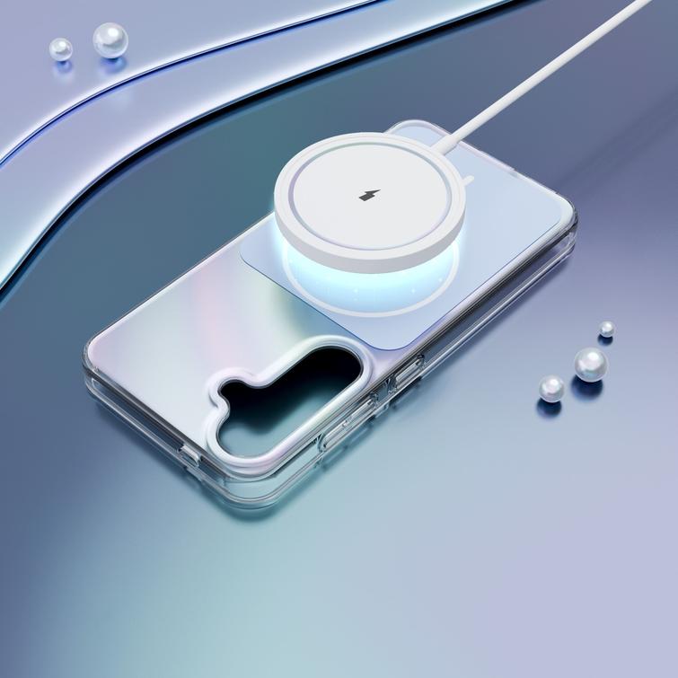 Etteri Hidden Pearl case for Samsung Galaxy S26 light blue