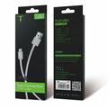 CABLE T-PHOX NETS TYPE-C WHITE 3A ; PVC ; 1,2M