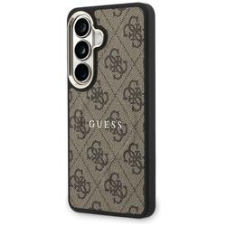 Guess case 4G Embossed Ring MagSafe for Samsung Galaxy S26 brown
