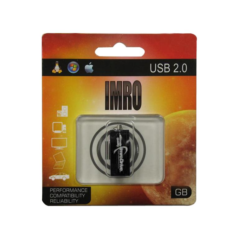 Imro-muistitikku 8GB USB 2.0 Edge musta
