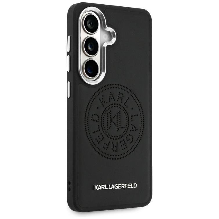Karl Lagerfeld case Perforated KL MagSafe for Samsung Galaxy S26 Plus black