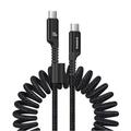 Baseus Fish-Eye Pikalatausdatakaapeli USB-C - USB-C 100W 1m Cluster Musta