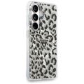 Guess case IML Leopard Print Triangle MagSafe for Samsung Galaxy S26 black