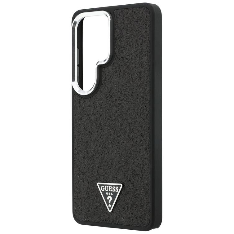Guess case Fixed Glitter Triangle MagSafe for Samsung Galaxy S26 Ultra black