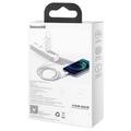 Baseus Superior USB - Lightning -kaapeli 1,5 m 2,4A valkoinen