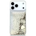Guess Liq. Glitter 4 Charms -suojakuori iPhone 17 Pro Maxille, kulta