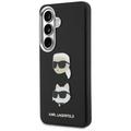 Karl Lagerfeld case Saffiano Double Heads Metal for Samsung Galaxy S26 Plus black