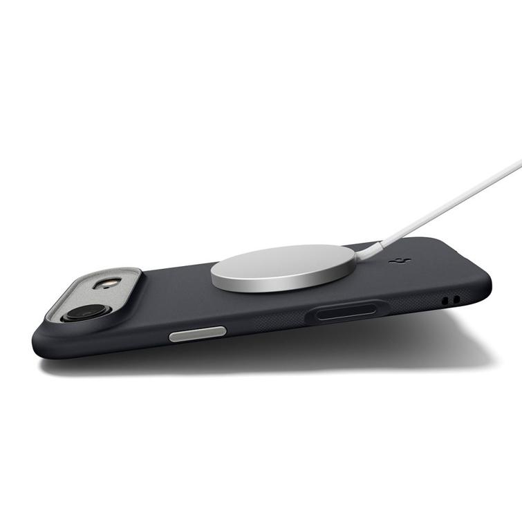 Spigen Nano Pop Mag Magsafe -kotelo iPhone 17 Airille, musta, seesaminsininen