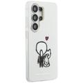 Karl Lagerfeld case IML Karl&Choupette MagSafe for Samsung Galaxy S26 Ultra transparent