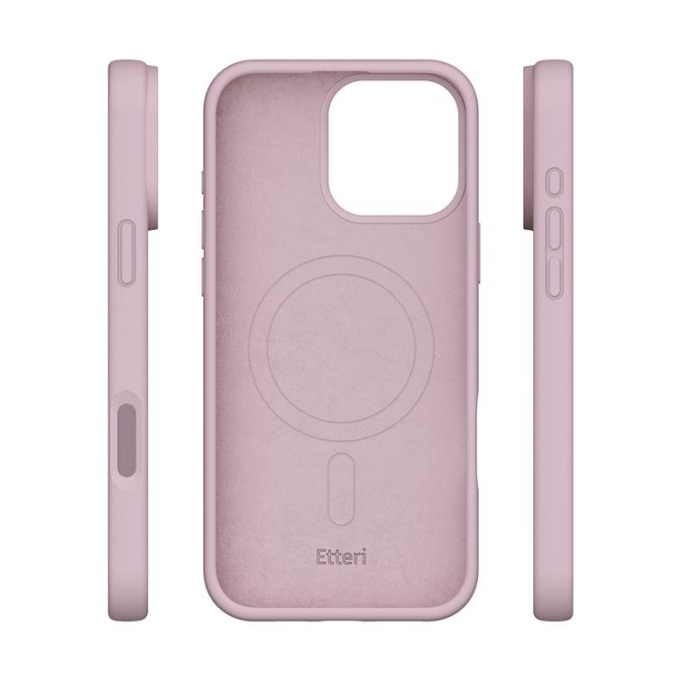 Etteri silikoninen lipaskotelo iPhone 16 Pro Max 6,9" vaaleanpunainen