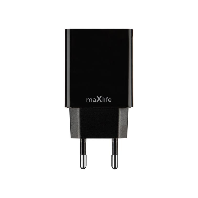 Maxlife MXTC-11 laturi 1x USB-A 3A musta