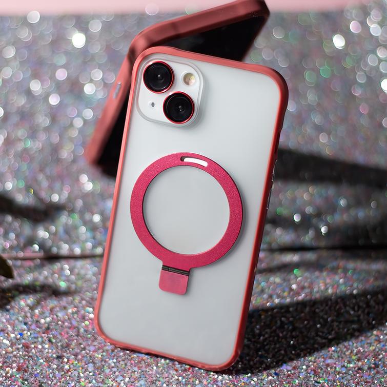 Mag Ring -suojakuori iPhone 13 6,1":lle, punainen