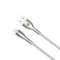 Forever Sleek USB-kaapeli - Lightning 1,0 m 2.4A valkoinen