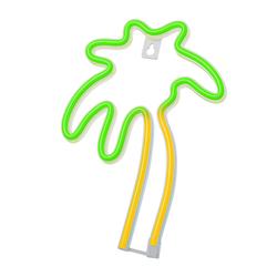 Neon LED-valo PALM vihreä oranssi NNE04 Neolia