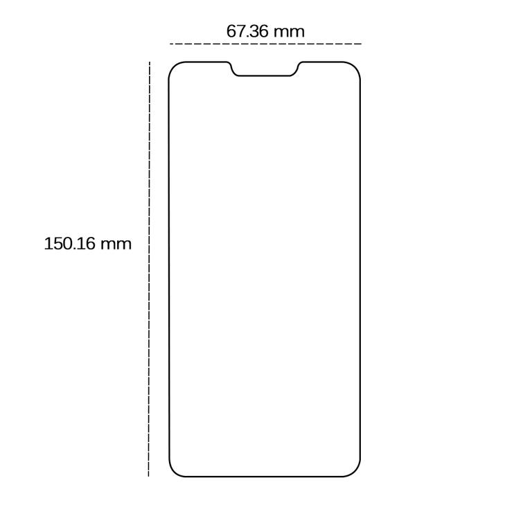 Tempered glass 2,5D for Motorola Moto G7 Power