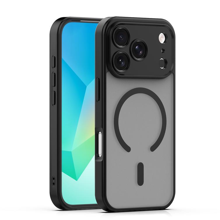Mag Matt musta kamerasuojalla kuori iPhone 17 Pro Max / 18 Pro Max 6,9'' -mallille