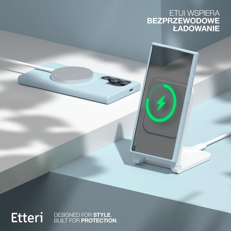 Etteri Silicone Mag kotelo Samsung Galaxy S25 Ultra vaaleansiniselle