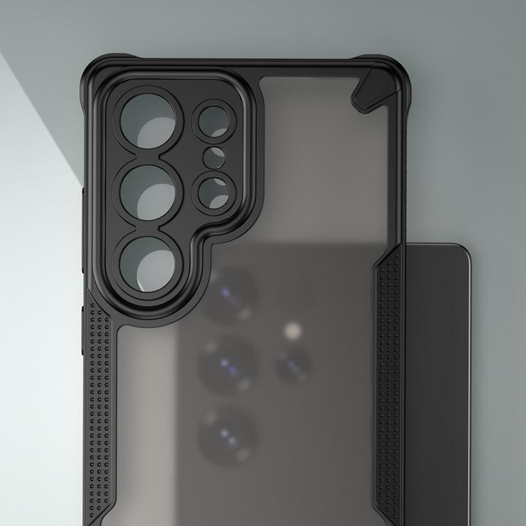 Defender Matt suojakuori Samsung Galaxy S25 Ultralle, musta