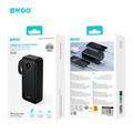 BWOO 22,5W 30000 mAh varavirtal&auml;hde LCD-n&auml;yt&ouml;ll&auml;, musta
