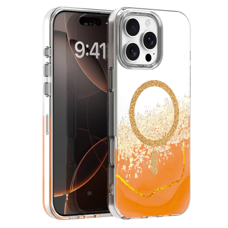 Epoxy Mag case for iPhone 16 Pro 6,3" orange
