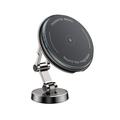 YESIDO MAGNETIC CAR HOLDER C306 WIRELESS 15W, MAGSAFE BLACK
