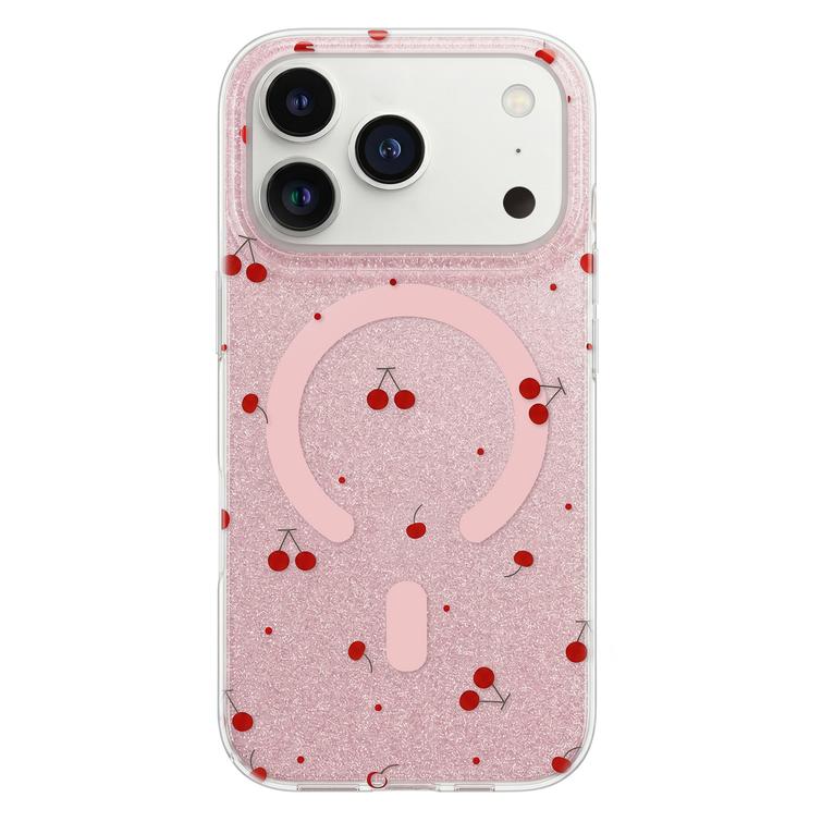 Cherry Mag case for iPhone 17 6,3'' glitter