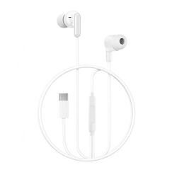 XO langalliset nappikuulokkeet EP84 USB-C Valkoinen