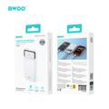 BWOO Ultraohut 22,5W 10000 mAh varavirtalähde, valkoinen
