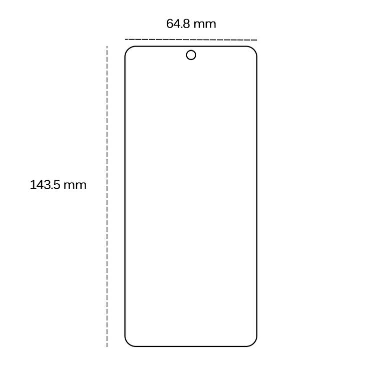Karkaistu lasi 2,5D Google Pixel 8:lle