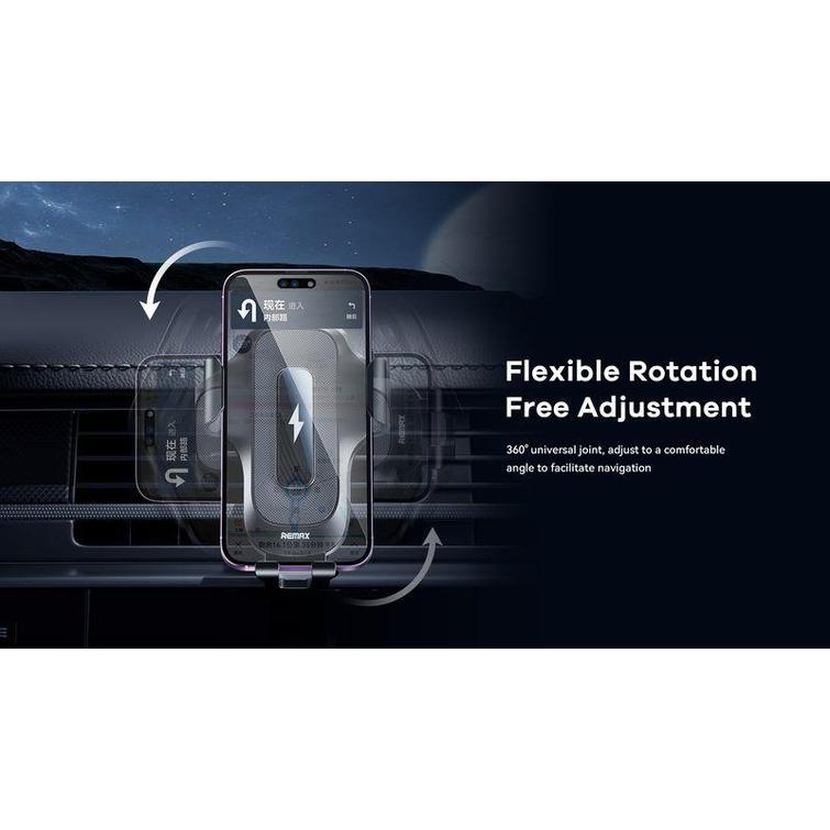 CAR HOLDER REMAX RM-C31 15W WIRELESS BLACK