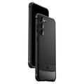 Spigen Rugged Armor -suojakuori Samsung Galaxy S23:lle mattamusta